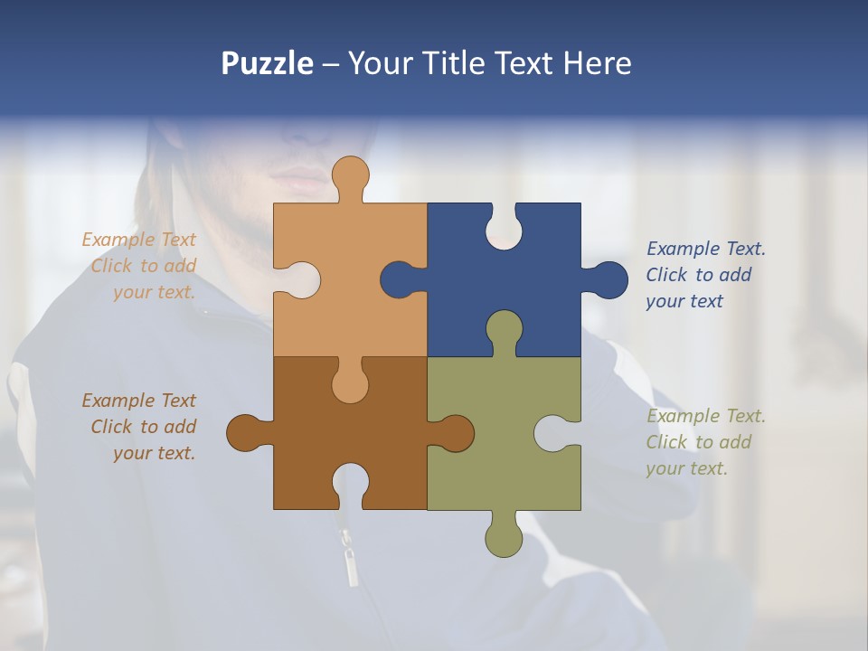 Facialhair Posters Business PowerPoint Template