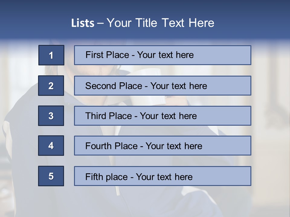 Facialhair Posters Business PowerPoint Template