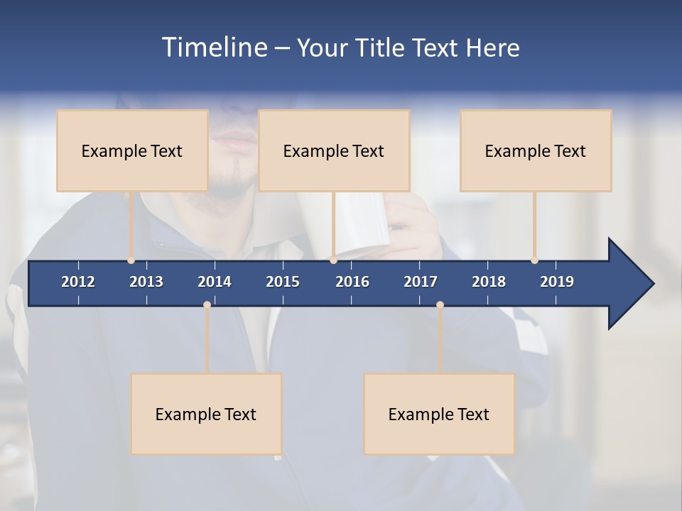 Facialhair Posters Business PowerPoint Template