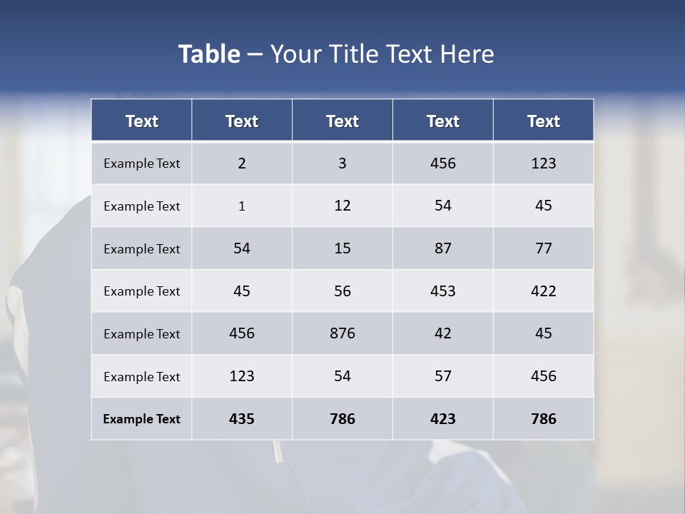 Facialhair Posters Business PowerPoint Template