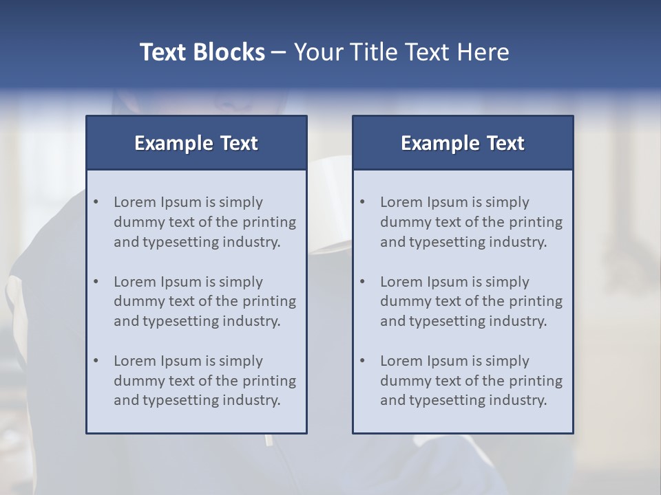 Facialhair Posters Business PowerPoint Template