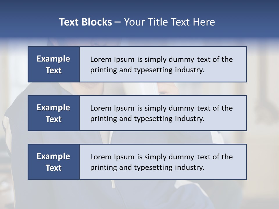 Facialhair Posters Business PowerPoint Template