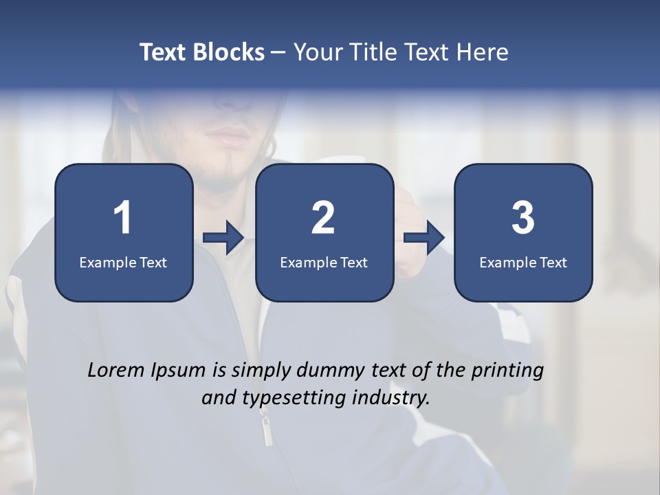 Facialhair Posters Business PowerPoint Template