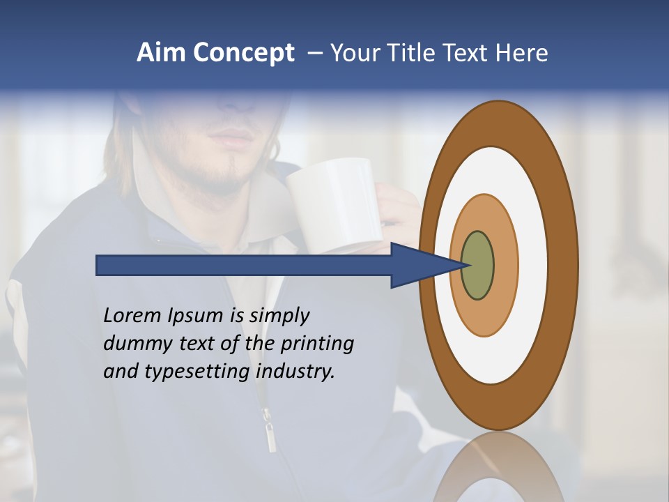 Facialhair Posters Business PowerPoint Template