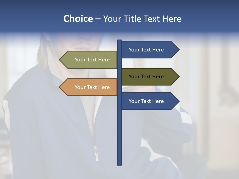 Facialhair Posters Business PowerPoint Template