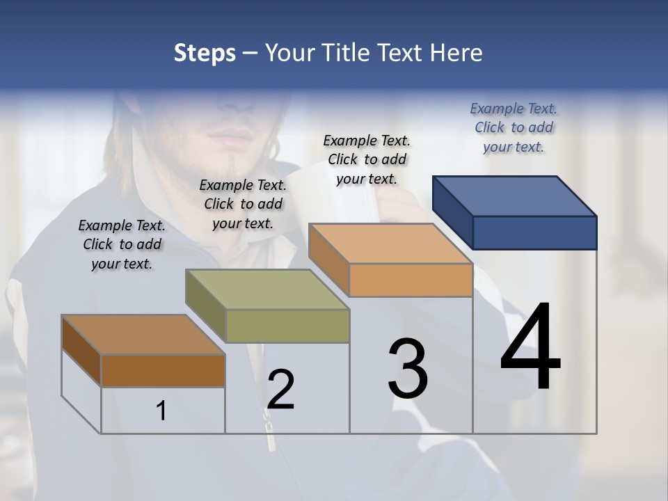 Facialhair Posters Business PowerPoint Template