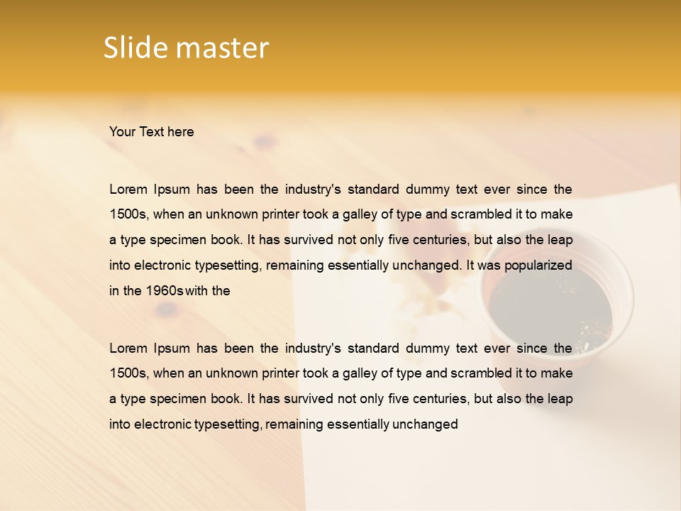 Kitchenutensil Whitecolour Drink PowerPoint Template