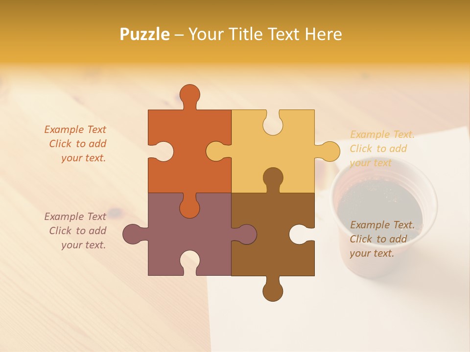 Kitchenutensil Whitecolour Drink PowerPoint Template