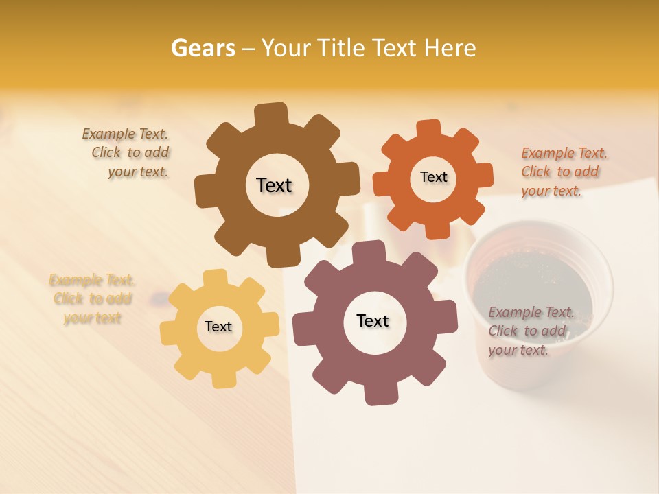 Kitchenutensil Whitecolour Drink PowerPoint Template