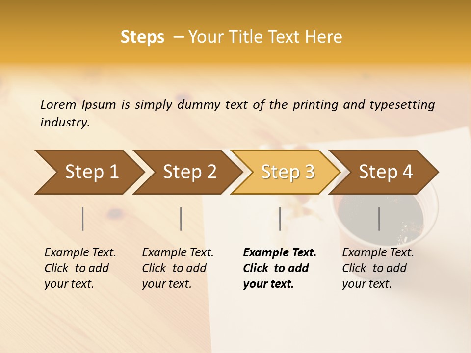 Kitchenutensil Whitecolour Drink PowerPoint Template