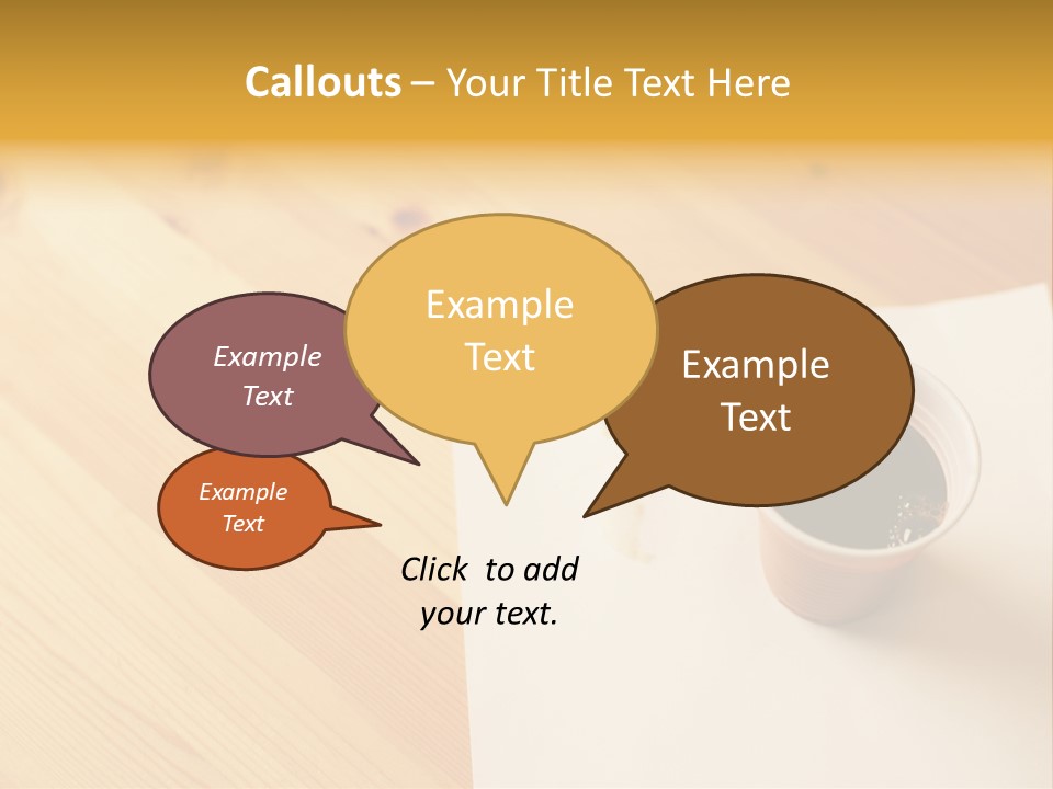 Kitchenutensil Whitecolour Drink PowerPoint Template