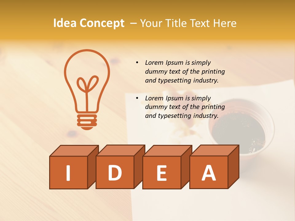 Kitchenutensil Whitecolour Drink PowerPoint Template