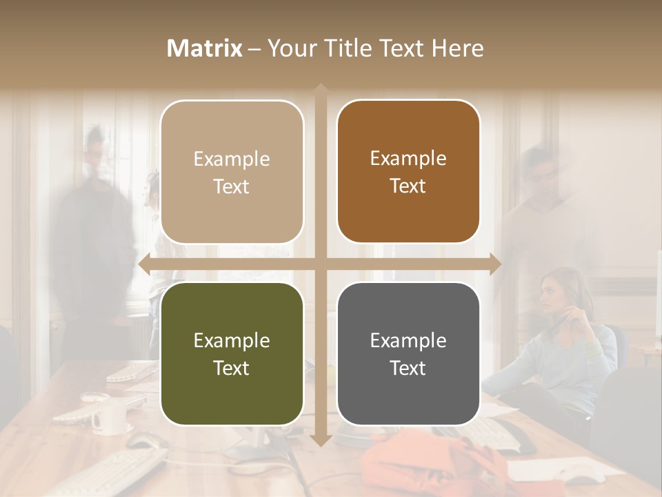 Stockphotograph Woman Informal PowerPoint Template