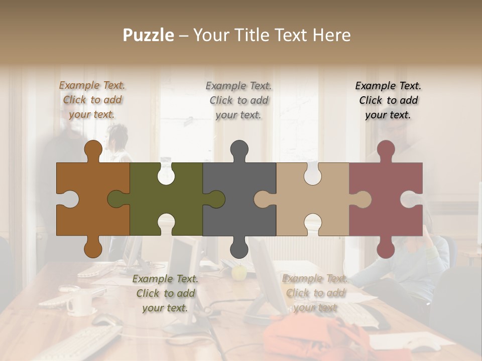 Stockphotograph Woman Informal PowerPoint Template