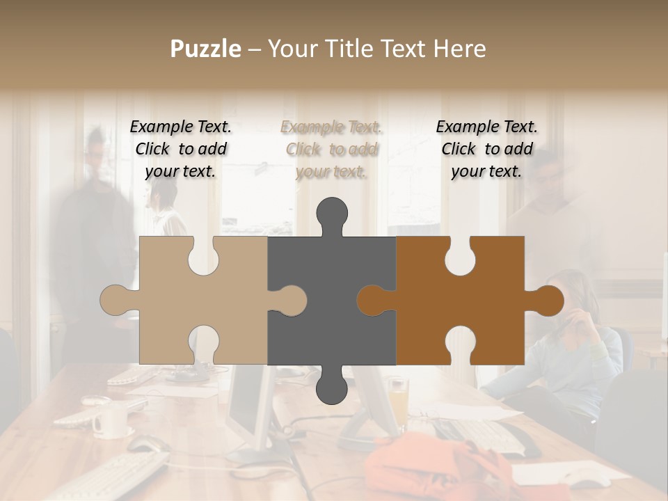 Stockphotograph Woman Informal PowerPoint Template