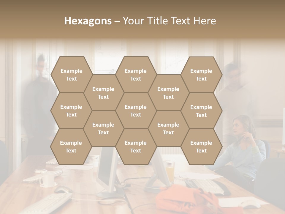 Stockphotograph Woman Informal PowerPoint Template