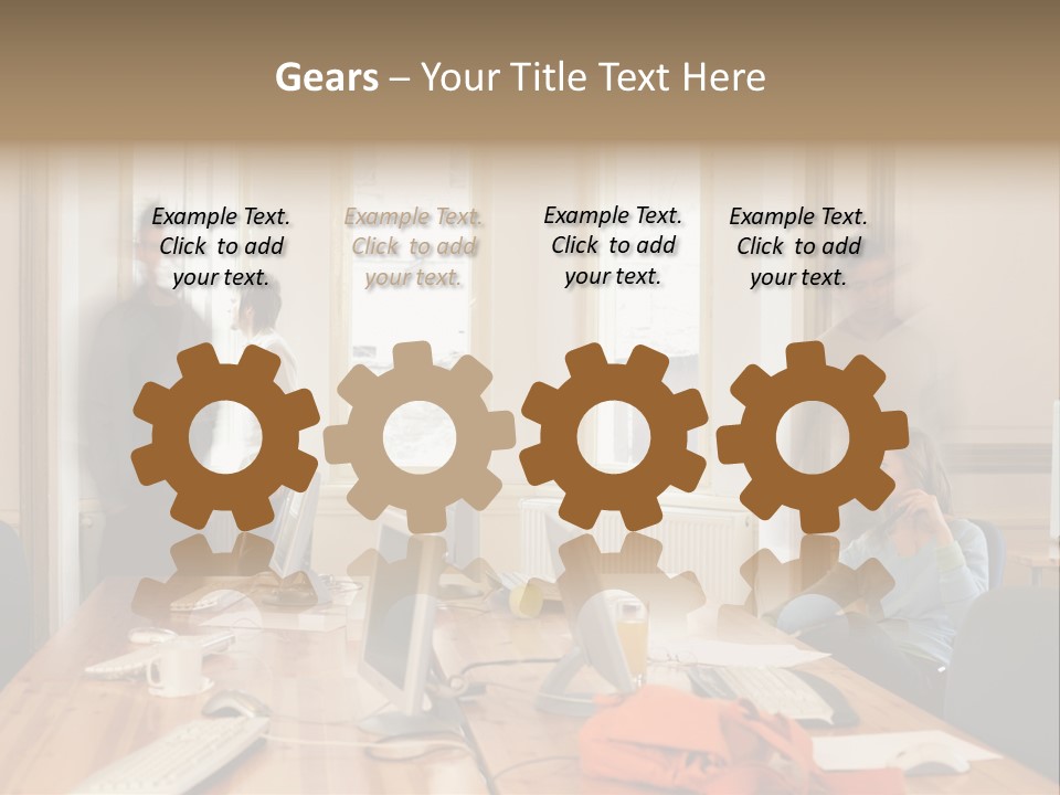 Stockphotograph Woman Informal PowerPoint Template