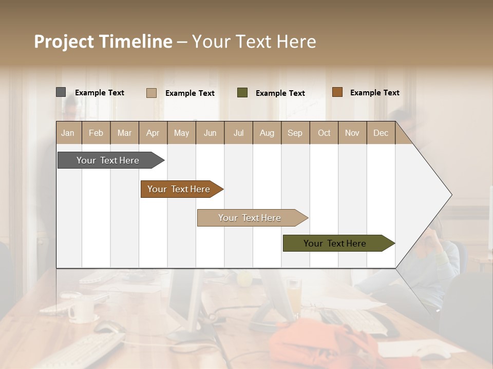 Stockphotograph Woman Informal PowerPoint Template