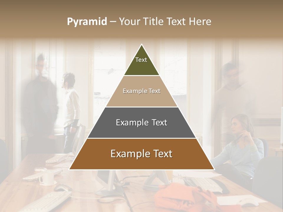 Stockphotograph Woman Informal PowerPoint Template