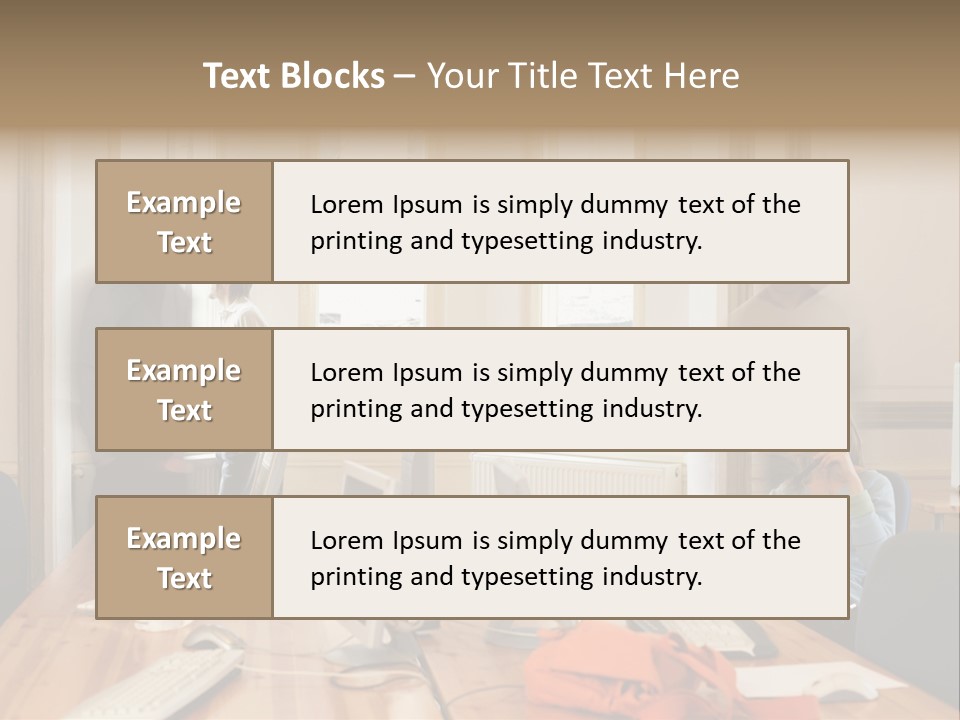 Stockphotograph Woman Informal PowerPoint Template