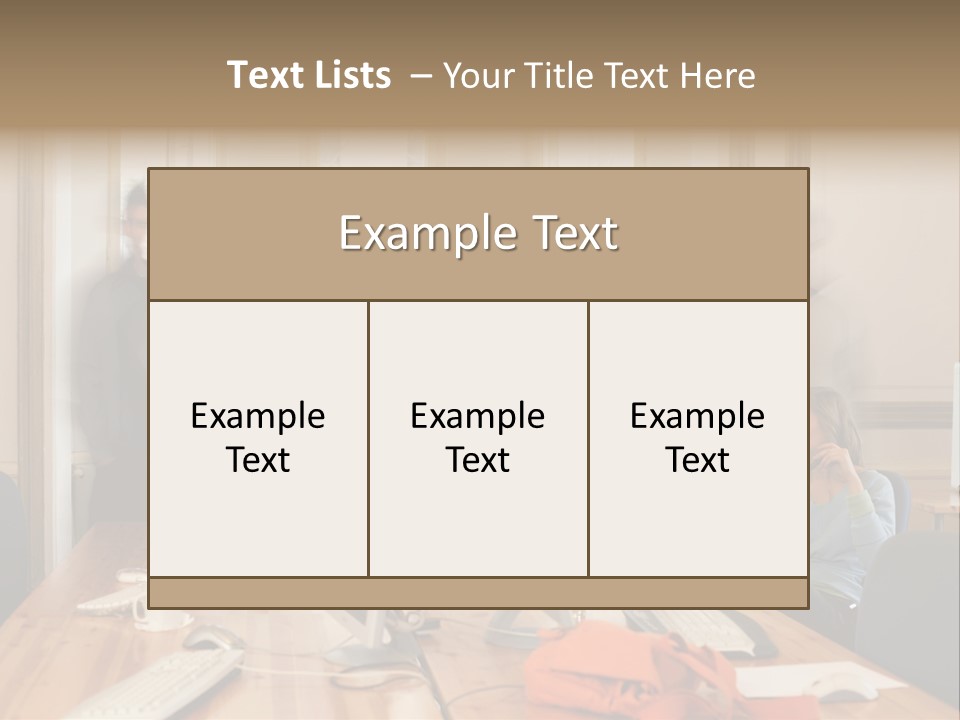 Stockphotograph Woman Informal PowerPoint Template