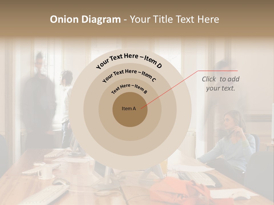 Stockphotograph Woman Informal PowerPoint Template