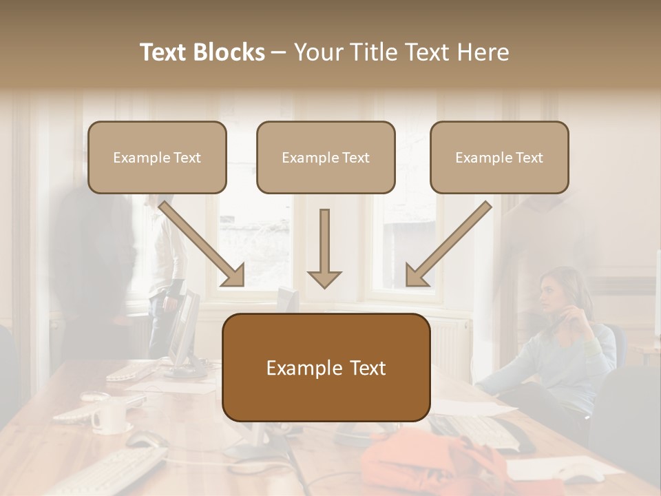 Stockphotograph Woman Informal PowerPoint Template