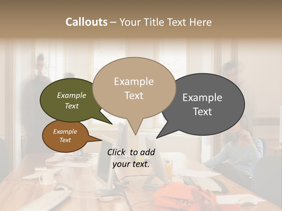 Stockphotograph Woman Informal PowerPoint Template