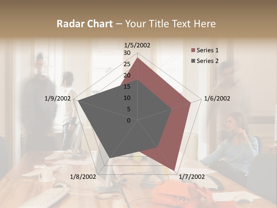 Stockphotograph Woman Informal PowerPoint Template