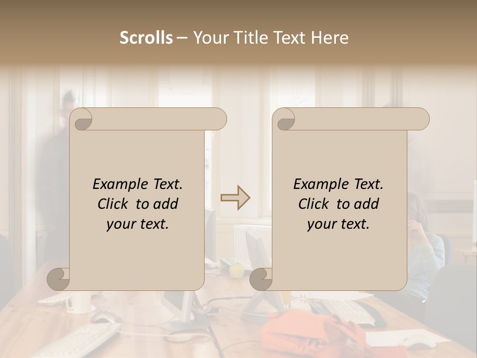 Stockphotograph Woman Informal PowerPoint Template