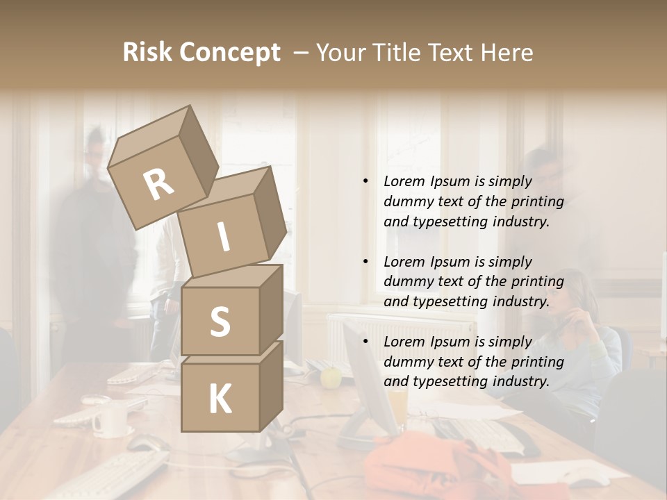 Stockphotograph Woman Informal PowerPoint Template