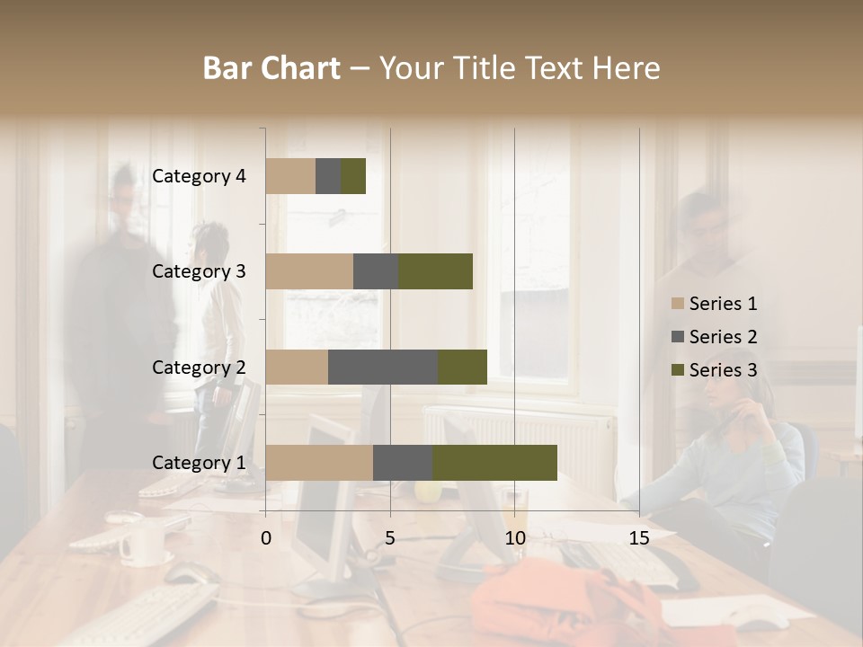 Stockphotograph Woman Informal PowerPoint Template