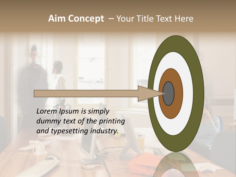 Stockphotograph Woman Informal PowerPoint Template