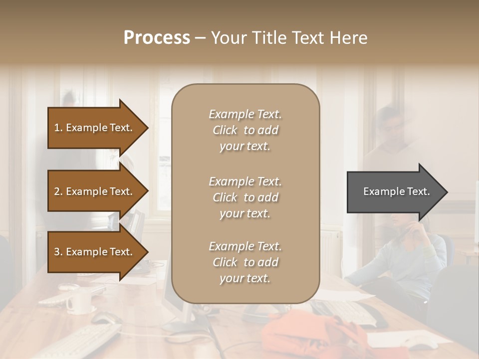 Stockphotograph Woman Informal PowerPoint Template