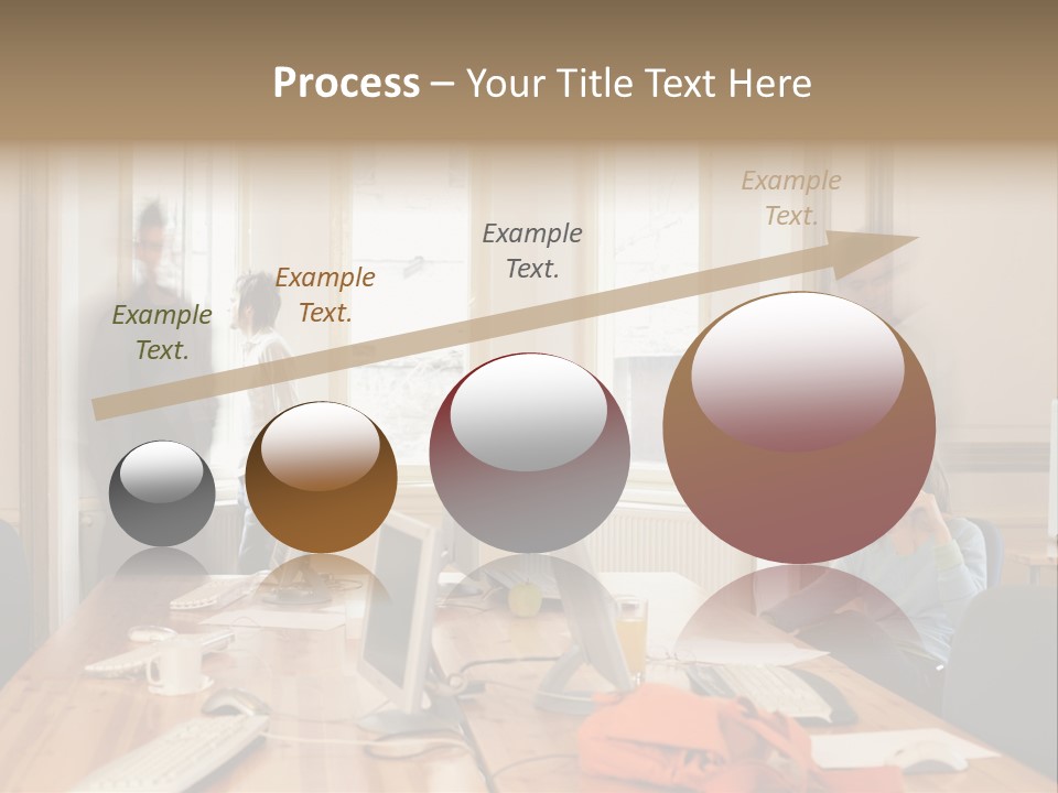 Stockphotograph Woman Informal PowerPoint Template