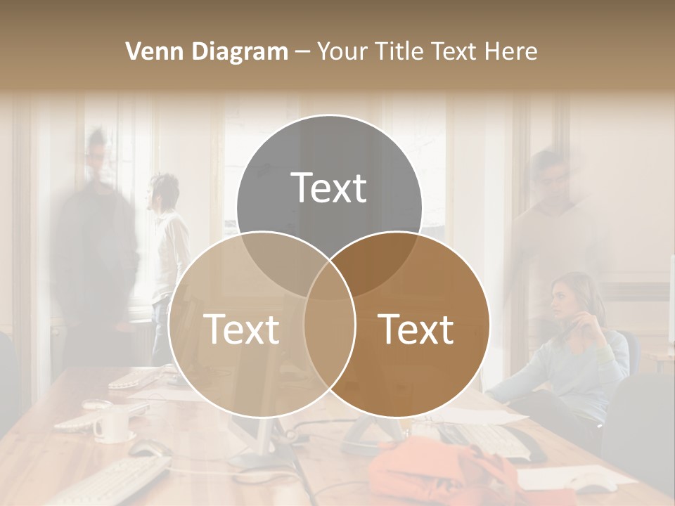 Stockphotograph Woman Informal PowerPoint Template