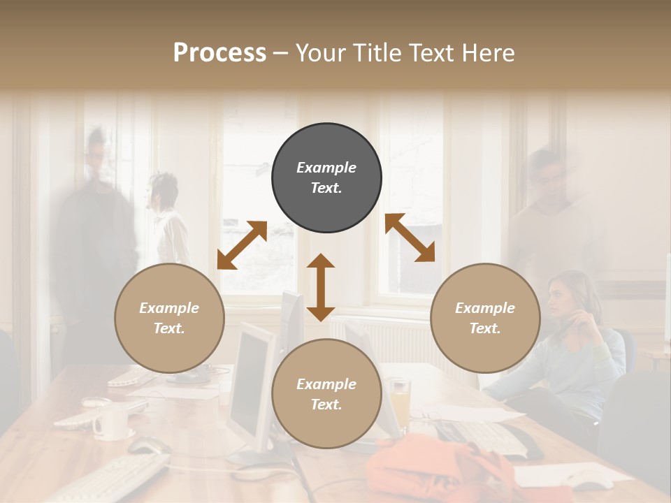 Stockphotograph Woman Informal PowerPoint Template