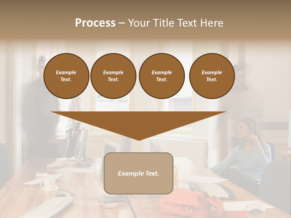 Stockphotograph Woman Informal PowerPoint Template