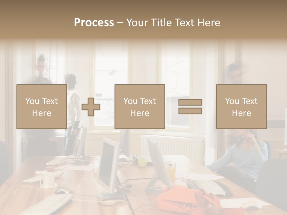 Stockphotograph Woman Informal PowerPoint Template