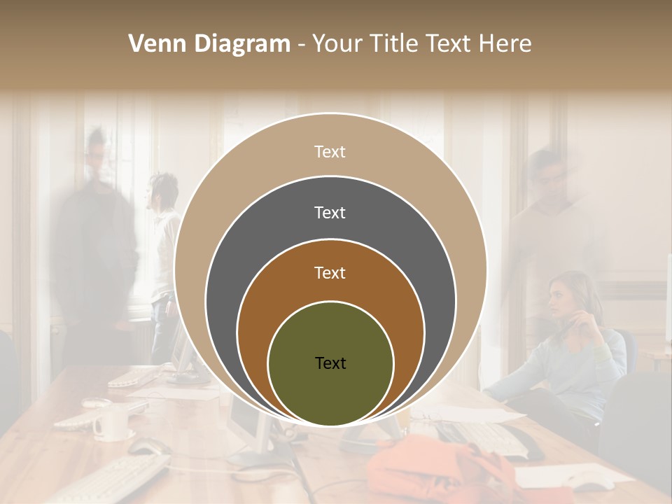 Stockphotograph Woman Informal PowerPoint Template