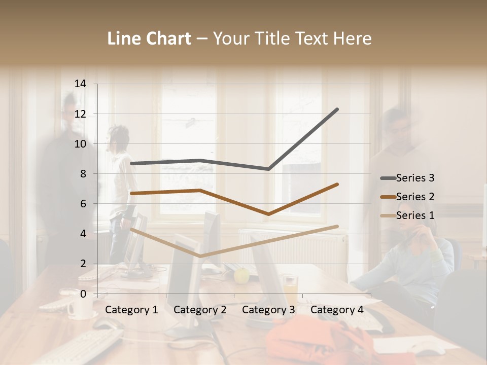 Stockphotograph Woman Informal PowerPoint Template