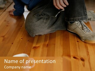 Occupation Graphic Young PowerPoint Template