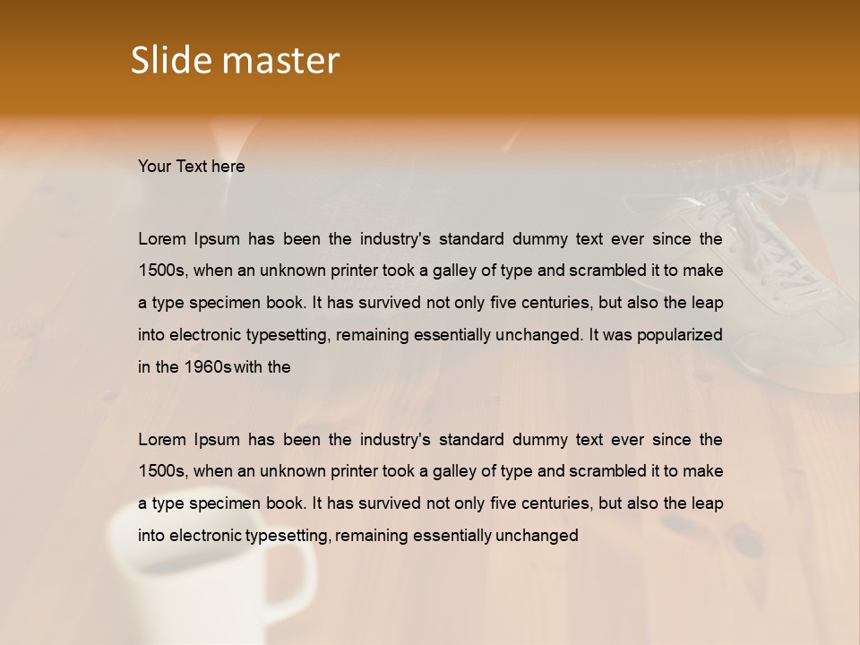 Occupation Graphic Young PowerPoint Template