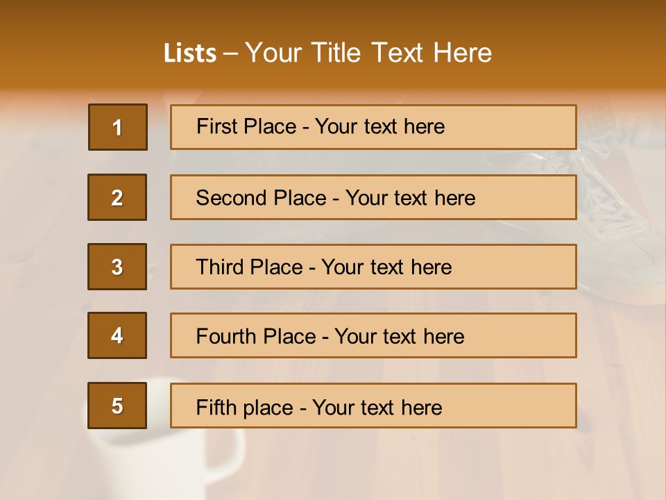 Occupation Graphic Young PowerPoint Template
