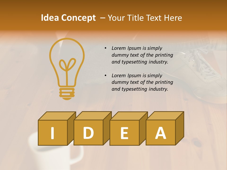 Occupation Graphic Young PowerPoint Template