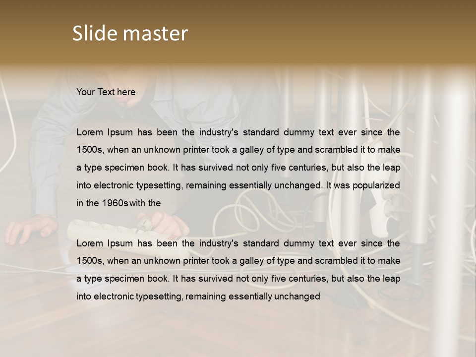 Graphic Technology Plug PowerPoint Template