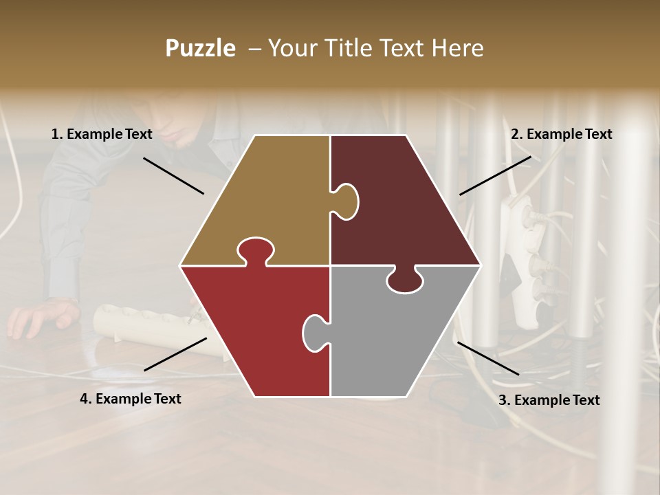 Graphic Technology Plug PowerPoint Template