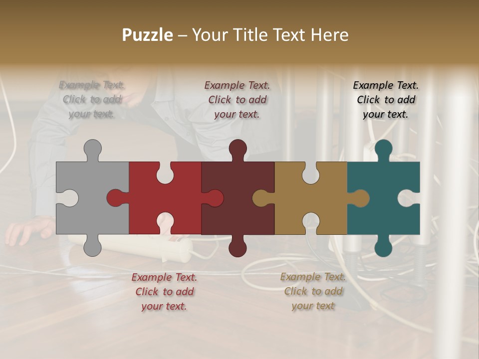Graphic Technology Plug PowerPoint Template