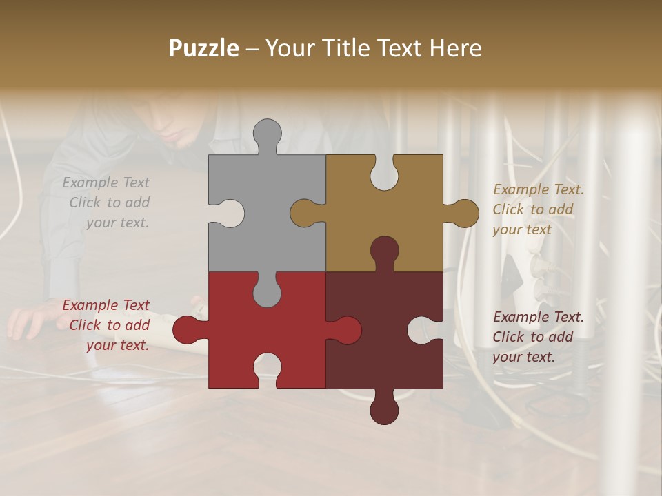 Graphic Technology Plug PowerPoint Template