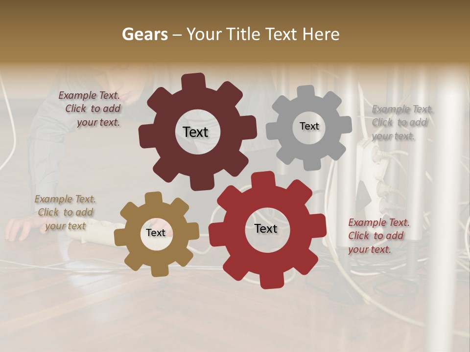 Graphic Technology Plug PowerPoint Template